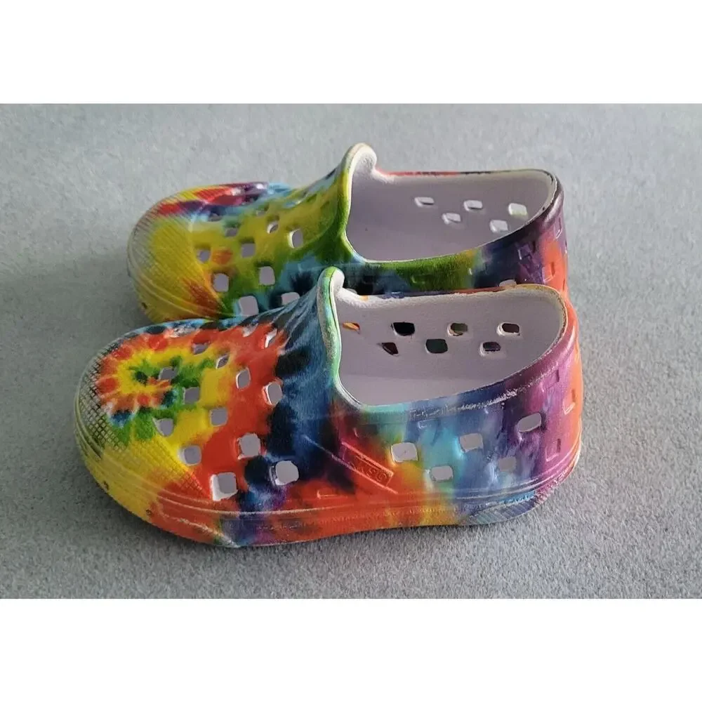 VANS TRK Infant/Toddler Sneakers/Slip-Ons/Water Shoes Tie-Dye-Sz 5-6